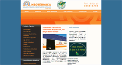Desktop Screenshot of neotermica.com.br